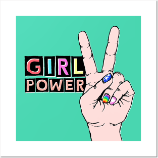 hey K's Girl Power - so square Posters and Art